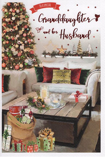 Picture of GRANDDAUGHTER & HUSBAND CHRISTMAS CARD